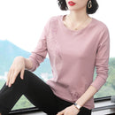 shintimes Diamonds Tshirt Female Flower T-Shirt Women Cotton Fall Clothes Camisas Mujer Long Sleeve Tops Ladies Tee Shirt Femme