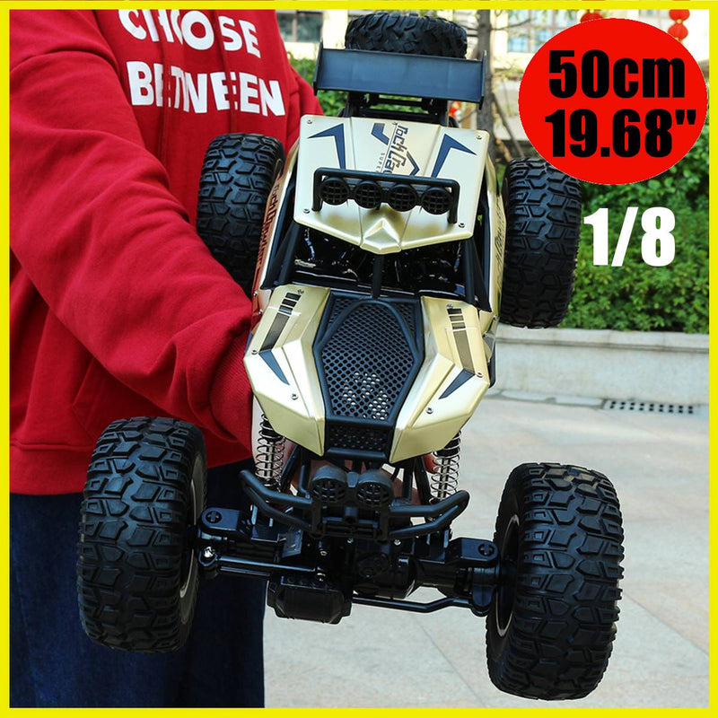 1:8 50cm RC Car 2.4G Radio Control 4WD Off-road Electric Vehicle Monster Buggy Remote Control Car Gift Toys For Children Boys