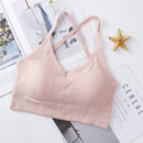 Women Cross Strap Sports Bra Push Up Sport Bra Top Yoga Gym Crop Top Brassiere Femme Fitness Top Sport Bh Breathable Bra