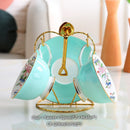 Pastoral Bone China Tea Set Porcelain Scented Tea Cup Ceramic Pot Floral Teapot Set Cafe Mug Coffee Cup Teacup Teaset Teaware