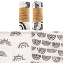 Kangobaby #My Soft Life# Brightly Colorful Flower And Leaf 2pcs Set Muslin Swaddle Blanket