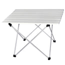Aluminum Alloy Portable Table Outdoor Furniture Foldable Folding Camping Hiking Desk Traveling Outdoor Picnic Table Furniture