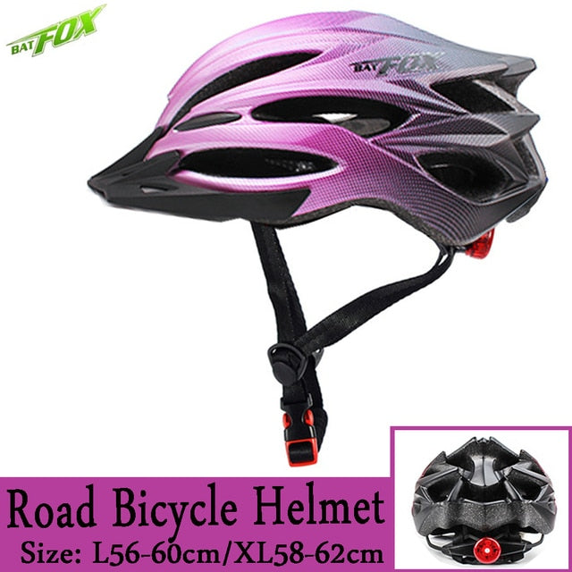 2022 New Batfox Fahrradhelm für Erwachsene Männer Frauen MTB Bike Mountain Road Radfahren Sicherheit Outdoor Sports Safty Helm