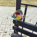 Metal Fish Wall Art for Home Garden Decoration Outdoor Statues Sculptures Patio Living Room Decor Yard