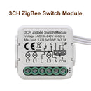 GIRIER Tuya ZigBee 3.0 Switch Module 10A Smart Home DIY Breaker 1 2 3 4 Gang Supports 2 Way Control Works with Alexa Google Home