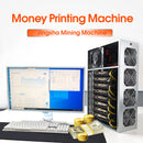 Placa base para minería con CPU y VENTILADOR y juego de 8 ranuras GPU Compatible con memoria DDR3 VGA integrado Bajo consumo de energía Exquisito