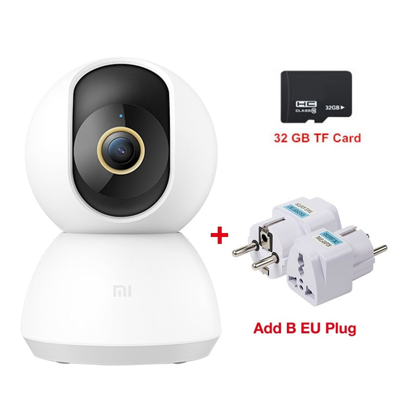 Xiaomi Mijia Smart Camera 2K 1296P HD 360 Angle WiFi Mi Home Security Indoor IP Cameras Pan-Tilt Baby Monitor Night Video Webcam