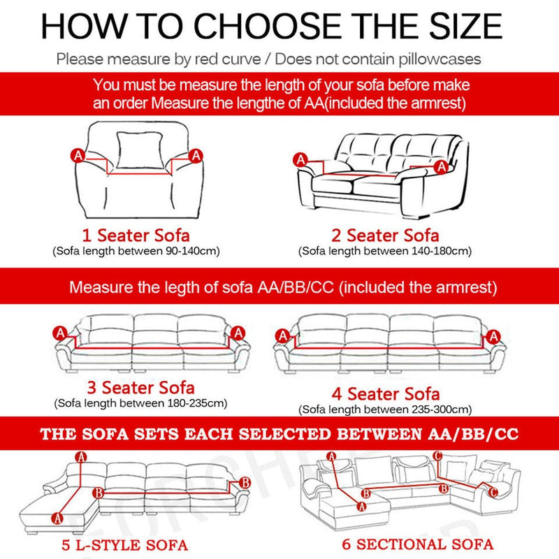 Funda de sofá Universal de tela Polar, fundas de sofá europeas para sala de estar, funda de sofá de esquina seccional elástica a cuadros en el sofá