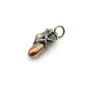 Outdoors Emergency Survival EDC White Brass Frog Copper Bullet Shape Bottle Pill Box Waterproof Capsule Seal Portable Keychain