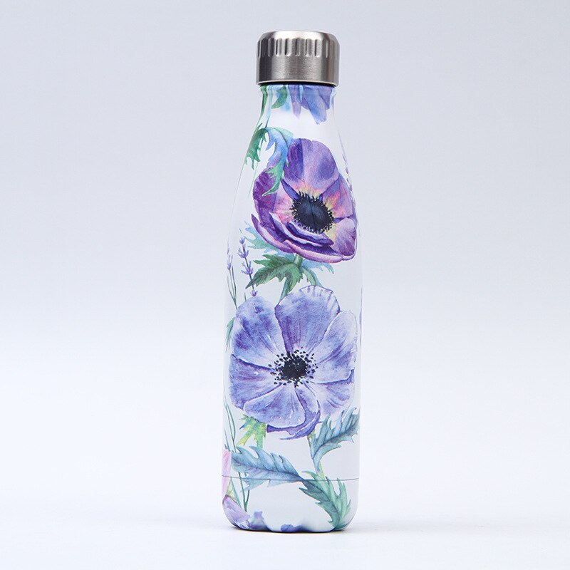 179-202 LOGO Custom Stainless Steel Water Bottle For Water Thermos Vacuum Insulated Cup DoubleWall Travel Drinkware Sports Flask