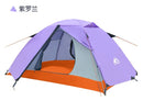 Hewolf 2 Person Waterproof Camping Tent For Outdoor Recreation Double Layer 4 Seasons Hiking Fishing Beach Tourist Tents