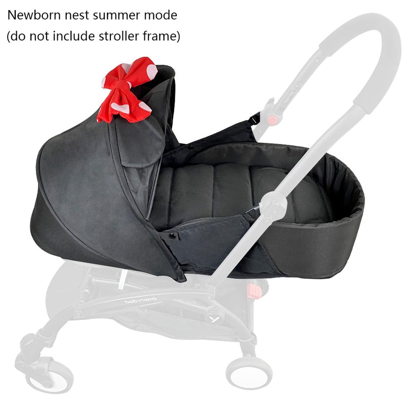 Kinderwagen Neugeborenen Nest Sommer Version Schlafsack Kinderwagen Zubehör Für Babyzen Yoyo Yoyo+ Yoya Sommer und Winter Korb