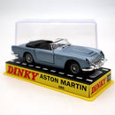 Atlas 1:43 Dinky toys 110 Aston Martin Blue Diecast Models Collection car
