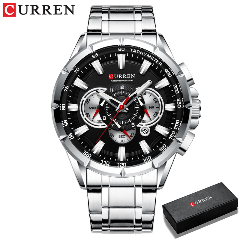 CURREN New Casual Sport Chronograph Men&