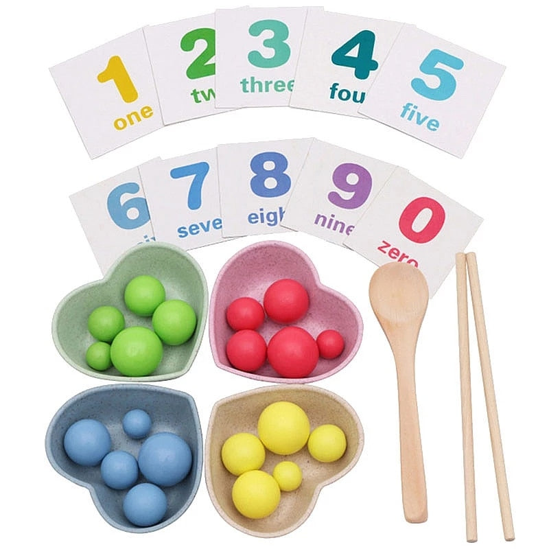 Kids Toys Montessori Wooden Toys Hands Brain Training Clip Beads Puzzle Board Math Game Baby Early Educational Toys For Children