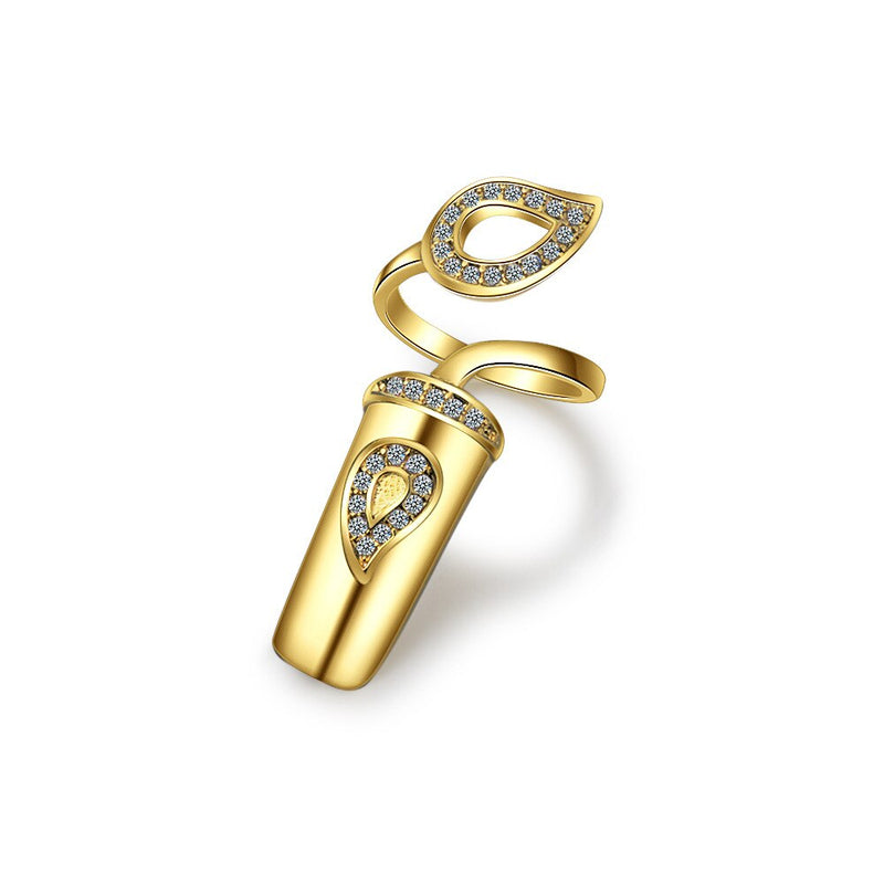 Neue Art- und Weisekreative Öffnungs-Ring-Blumen-weiblicher Nagel-Abdeckungs-Ring-gesetzter Schmucksache-Brauthochzeits-Ring-Großverkauf