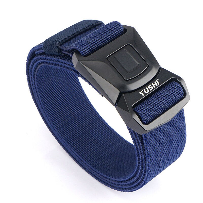 MEDYLA Elastic Tactical Belt High Strength Elastic Fiber Metal Buckle Sports Belt Adjustable Length Outdoor Sports Accessories