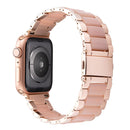 Correa de reloj de resina de acero inoxidable para apple watch 5 band 44mm iwatch 42mm Series 5 4 3 2 accesorios de muñeca loop 40m pulsera