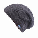 Xthree Men's Beanies Winter Skullies Knitted Hat Scarf  With Lining Wool Male Gorras Bonnet Winter Hats For Men Beanies Hats