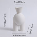Hot Selling Modern Ceramic Body Art Crafts Vase Dried Flower Arrangement Plant Pot Living Room Home Decoration Ornaments