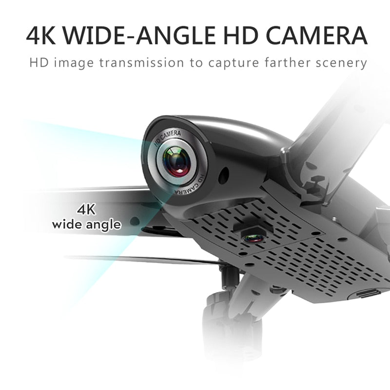 SG106 Drones con cámara HD 4K Cámara dual Flujo óptico WiFi Video Helicóptero RC Quadcopter para juguetes Kid RTF Dron 4k Drone