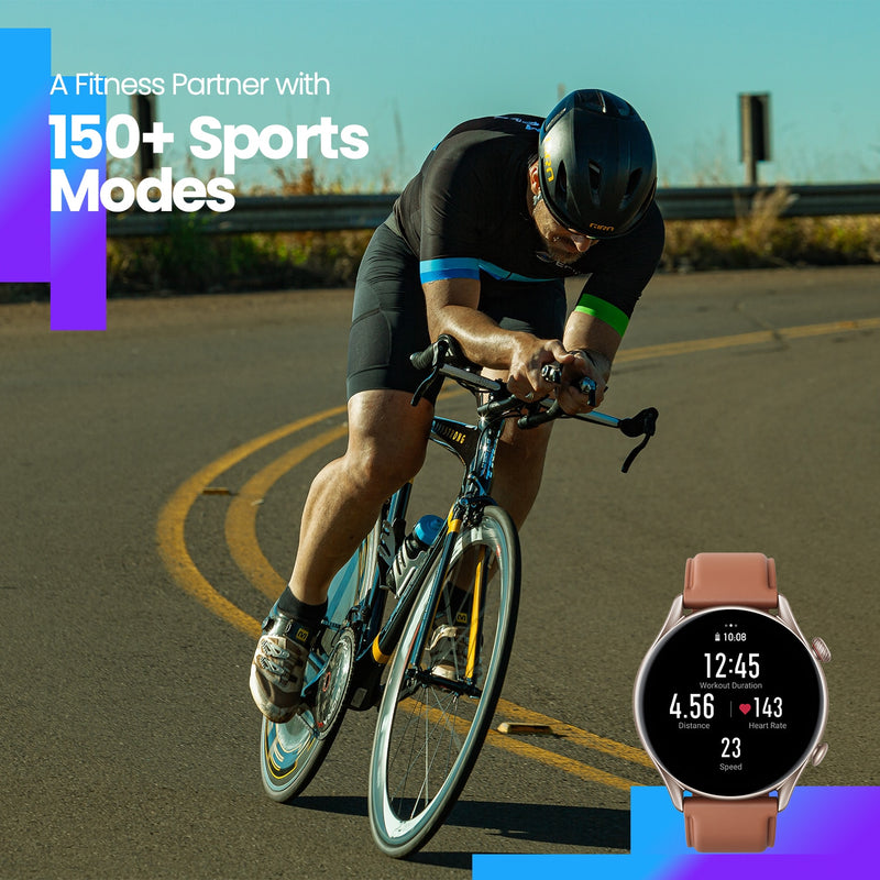 Amazfit GTR 3 Pro GTR3 Pro GTR-3 Pro Smartwatch AMOLED Display Zepp OS App 12 Tage Akkulaufzeit Uhr für Andriod