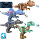 New Jurassic Dinosaur Rainforest Animals DIY Blocks Dinosaurs Mini Models Building Blocks Bricks Kid Dino Toys For Children