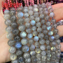 AAAAA Quality Natural Sunstone Quartz Peach Round Loose Beads 15" Strand 4 6 8 10 12 MM Pick Size For Jewelry Making Bracelet