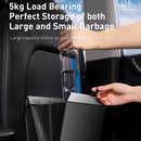 Baseus, organizador trasero para asiento de coche, bolsa de almacenamiento de basura de cuero PU, bolsa colgante multibolsillo para asiento trasero de coche, accesorios organizadores para coche