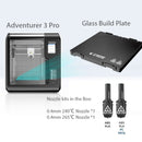 Impresora 3D Flashforge Adventurer 3 Kit de bricolaje Nivelación automática WIFI Fuera de la caja Cámara incorporada Nivelación automática Impresión en la nube 3D