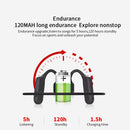 New Bone Conduction Headphones Bluetooth 5.0 Wireless Not In-Ear Headset Sweatproof Waterproof Sport Earphones 18g Earbuds