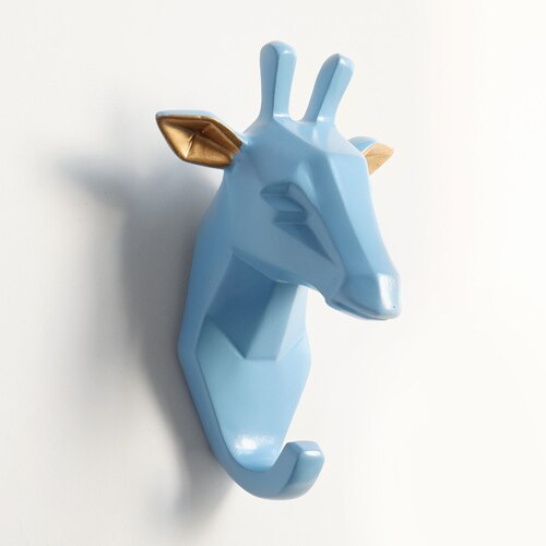 Bonitos animales llave paraguas gancho colgador de pared diseño ganchos decorativos toalla para cocina llavero ganchos de pared decorativos