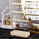 New Steel Stand for Earrings Pendants Bracelets Jewelry Display Stud Earrings Holder Jewellery Rack 3 Colors