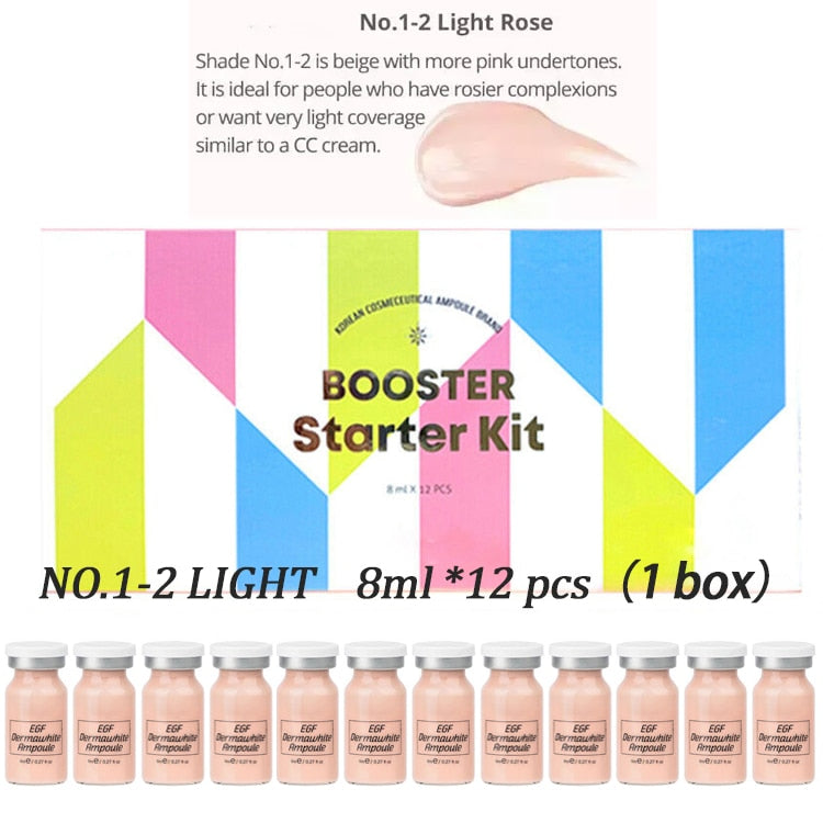 12 PCS Corea Marca bb cream glow jakarta treament murch blush blanqueamiento meso serum base Booster original Starter Kit