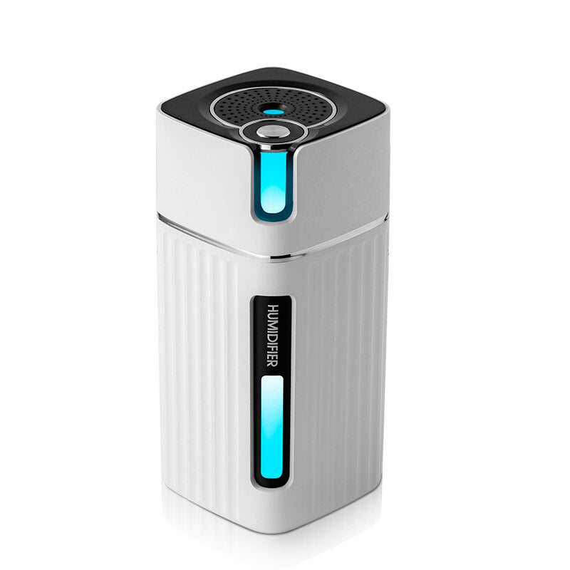 Humidificador de aire USB portátil de 300ML, difusor de agua con luz para el hogar, coche, Humidificador fresco ultrasónico, Mini generador de niebla, nebulizador