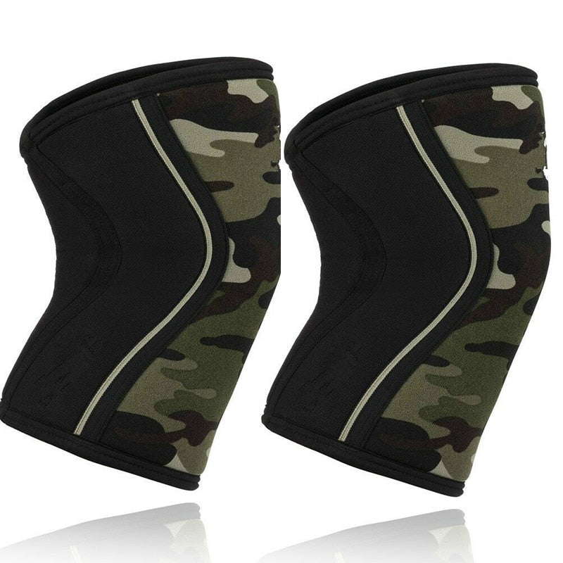 Women Men Teens 7mm Neoprene Sports Kneepads Compression Weightlifting Pressured Crossfit Training Knee Pads Support Custom Logo