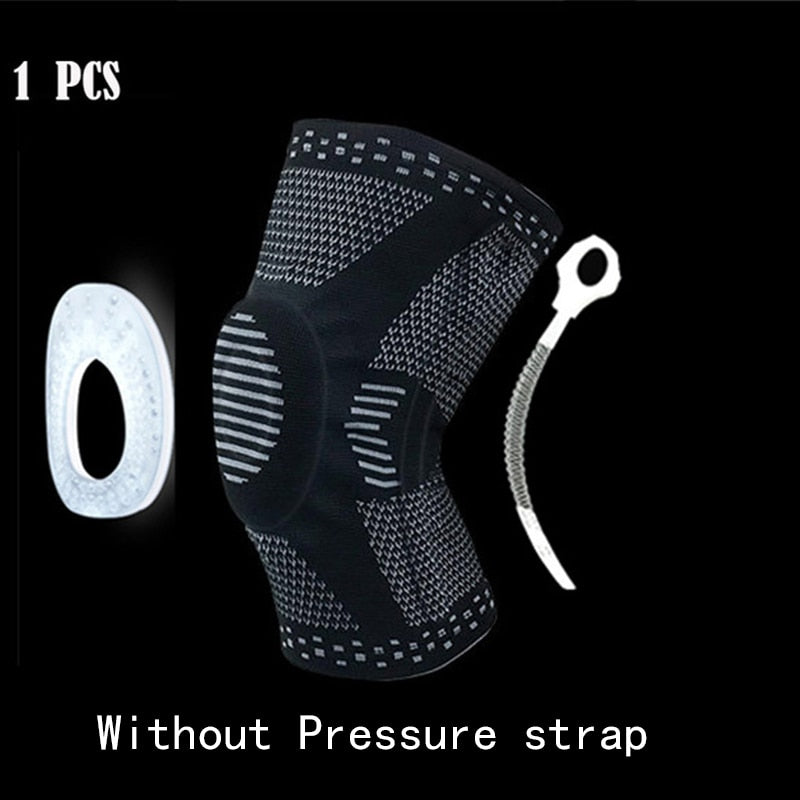 1 UNIDS Rodilleras Compresión Fitness Rodillera Correr Baloncesto Rodillera Soporte Deportes Brace Manga Voleibol Patella Protect Guard