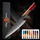 Grandsharp 8.2 Inch 67 Layers Japanese Damascus Knife Damascus Chef Knife VG-10 Steel Damascus Kitchen Knives Meat Chopping Gift
