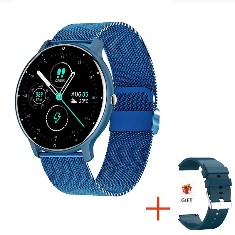 LIGE 2021 nuevo reloj inteligente para mujer, reloj deportivo deportivo con pantalla táctil completa para hombre, reloj inteligente resistente al agua con Bluetooth para Android ios, reloj inteligente para hombre