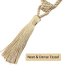 1PC Curain Tiebacks con borla Clips para cortinas Cuerda Tie Backs holdbacks Accesorios para el hogar decorativos