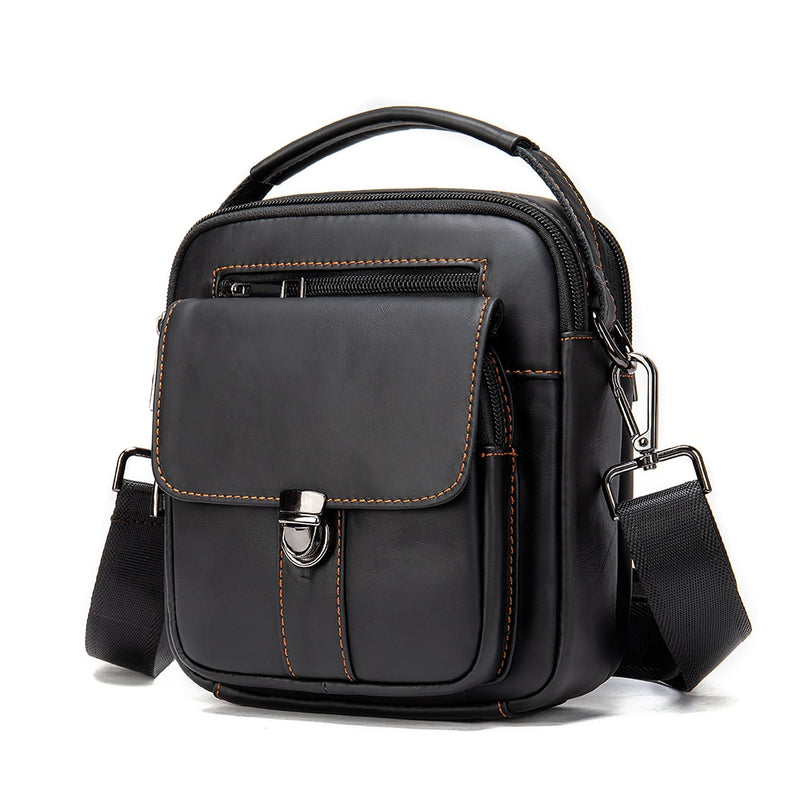 Bolso WESTAL para hombre, bolso de cuero para hombre Desinger, bolsos de hombro de cuero Natural para hombre, bolsos de mensajero para hombre, bolso cruzado pequeño 745