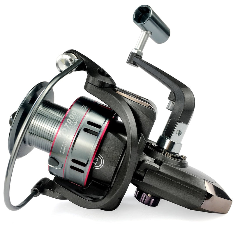 GHOTDA 5.2:1 Fishing Reel 1000-7000 Series Spinning Reel 12KG Max. Drag Carp Fishing Tackles