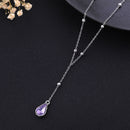 LIKGREAT Celtics Knot Wicca Triquetra Pendant Necklace Pearl Crystal Rhinestone Chain Choker Necklaces for Women Vintage Jewelry