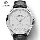 LOBINNI Seagull Mechanische Handaufzugsbewegung Männlichkeit Uhren Luxus Schweiz Marke Mann Wasserdichte Uhr Männliche Armbanduhr