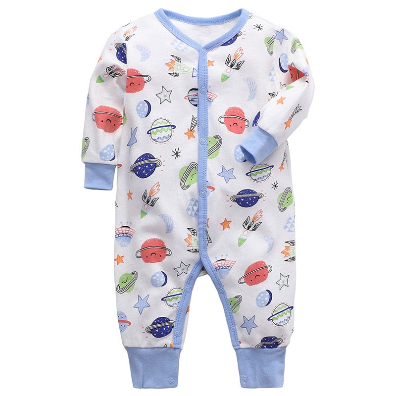 Babykleidung Herbst 2021 Neugeborenes Baby Reine Baumwolle Langarm Overall Strampler 3-24M Baby Boy&amp;Girl Kleidung