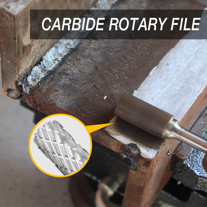 3*6mm Metall Zeichnung Wolframkarbid Fräser Drehwerkzeug Grat CNC Gravur Schleifwerkzeuge Metallbearbeitung Fräsen Polieren