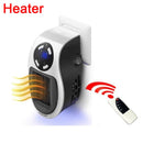 Portable Electric Heater for Home Room Hand Warmer Fireplace Plug in Wall Heating Stove bathroom Radiator Remote Control 500W