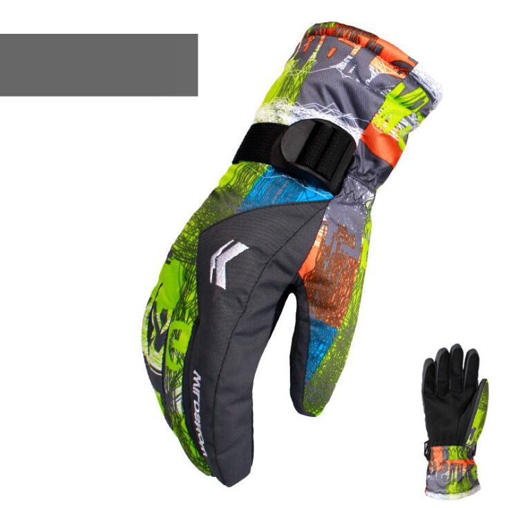 Nuevos guantes de esquí Wild Snow para mujer, guantes cálidos de invierno impermeables para snowboard, guantes para montar en moto de nieve