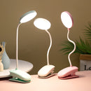 USB Multifunction Led Clamp Desk Lamp Flexible Gooseneck Touch Dimming Table Lamp Clip On Lamp For Book Bed Office and Computer