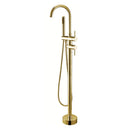 Baño ducha desviador caño mezclador grifo latón bañera piso pie grifo grifo oro rosa para baño 10 años de garantía